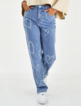 Jeans relajado para mujer 1