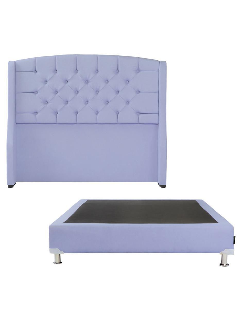 Cama sitka con box de madera