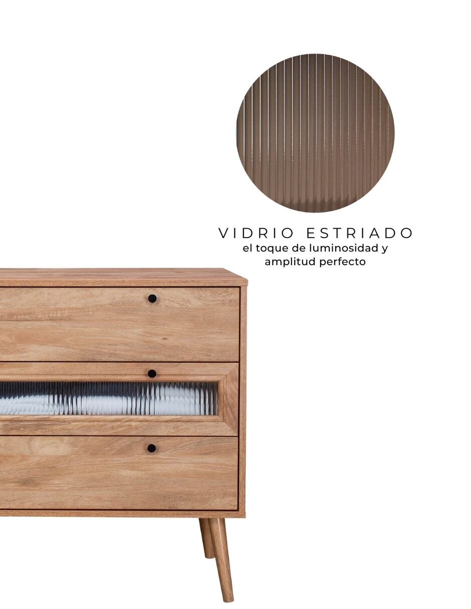 Cómoda glass de mdf 8