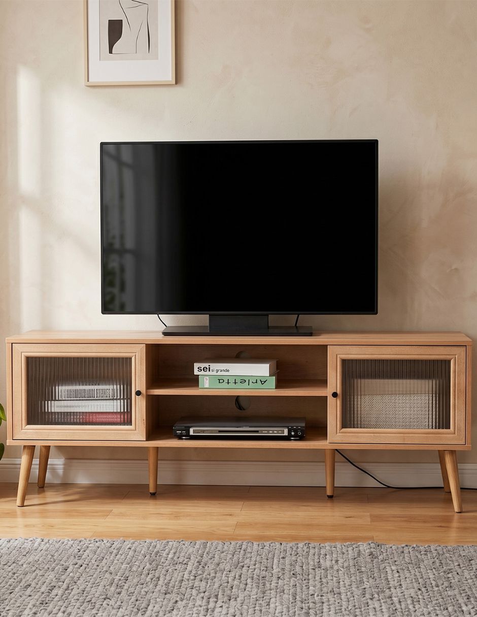 Mueble de TV armable Glass de MDF 7
