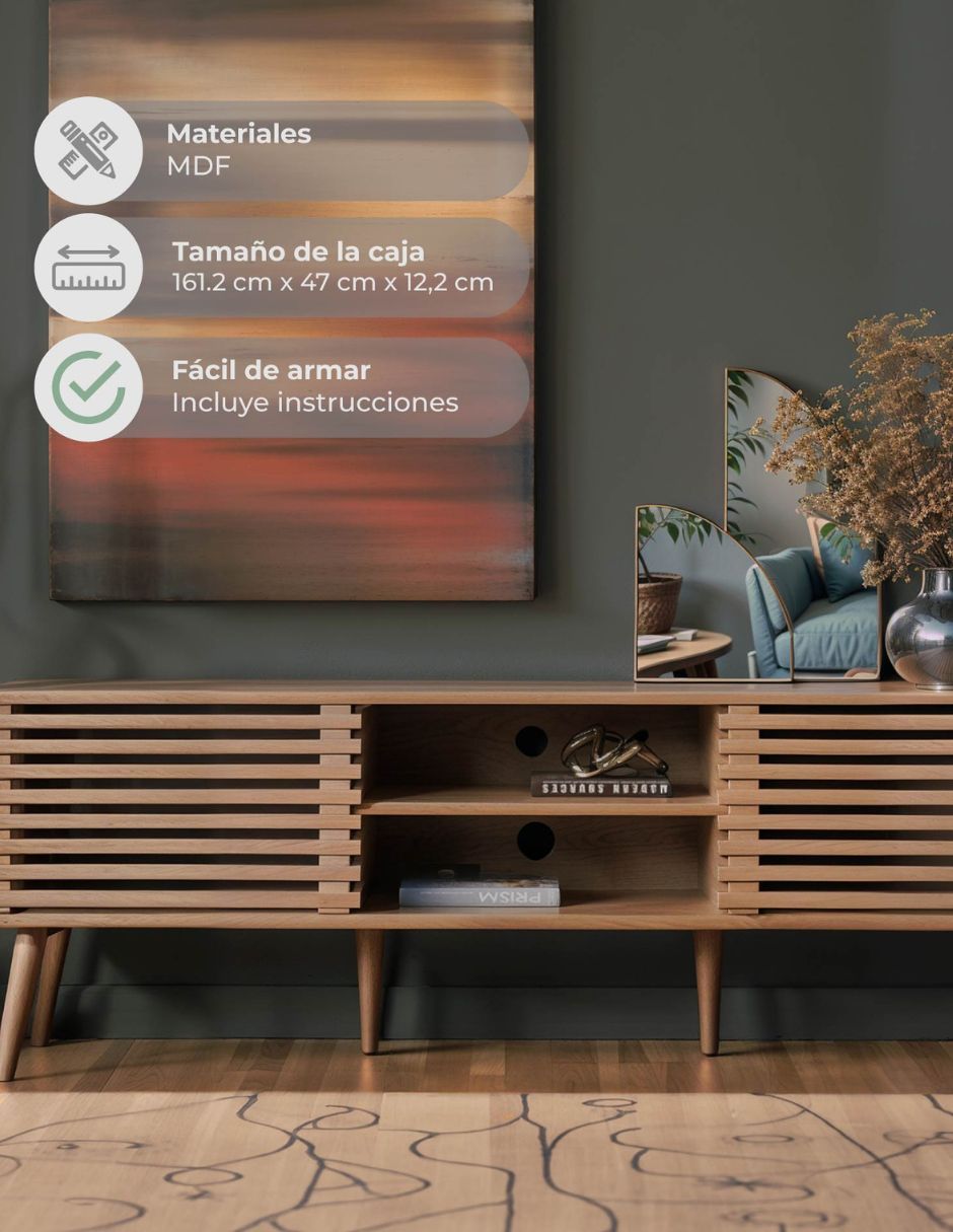 Mueble de tv armable de MDF 8