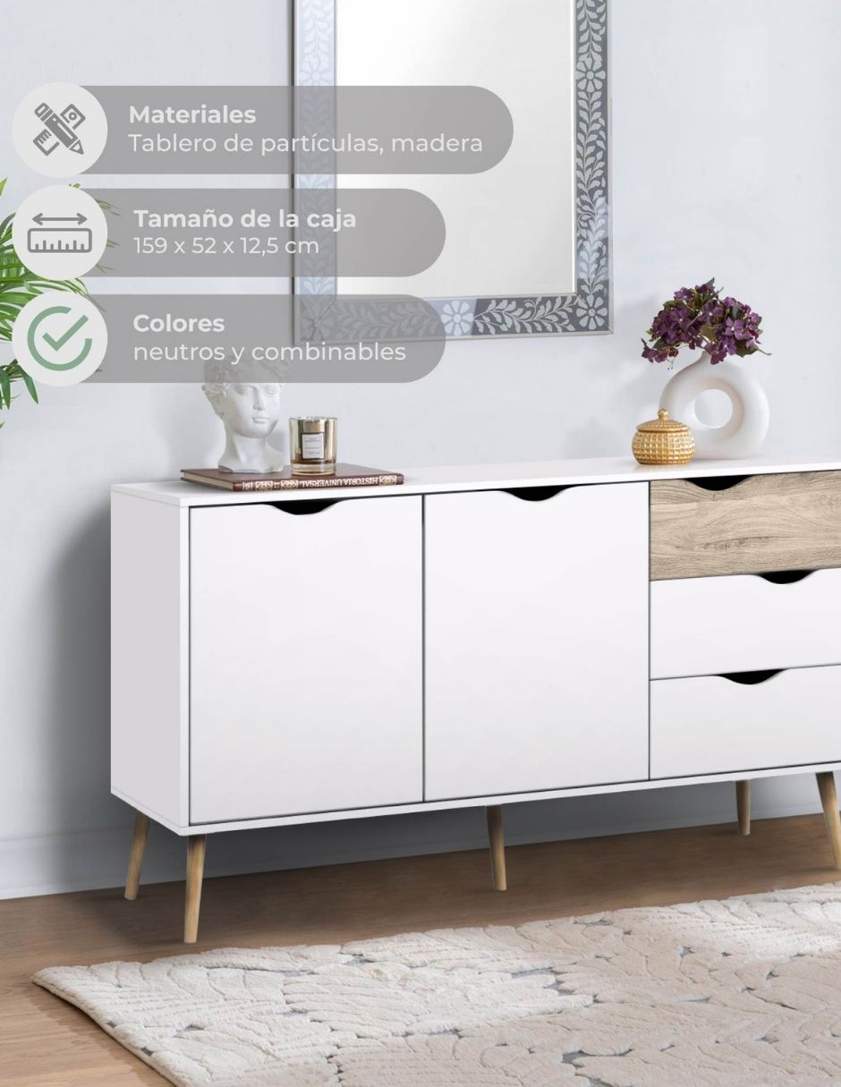 Credenza nórdica de aglomerado 7