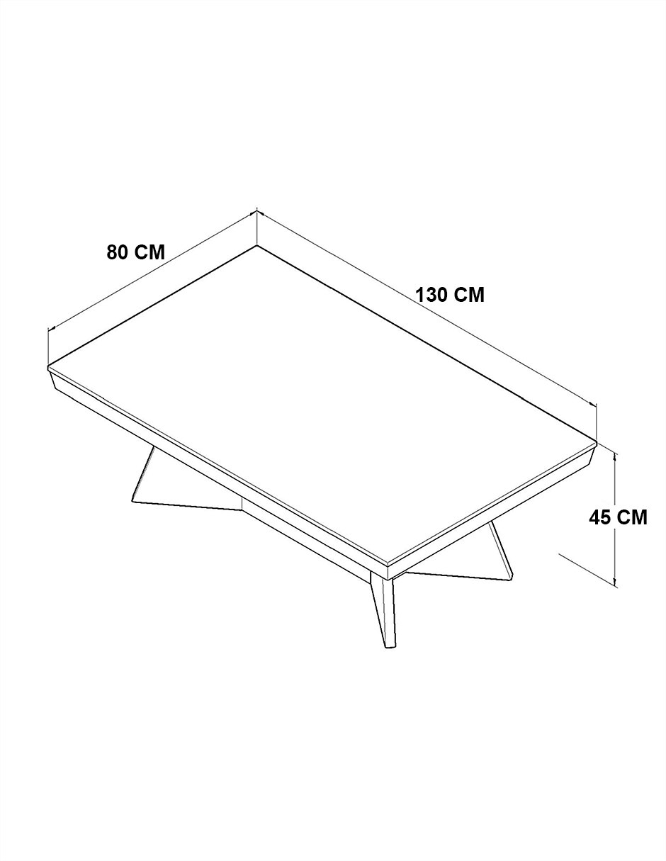 Mesa de centro armable navy 6