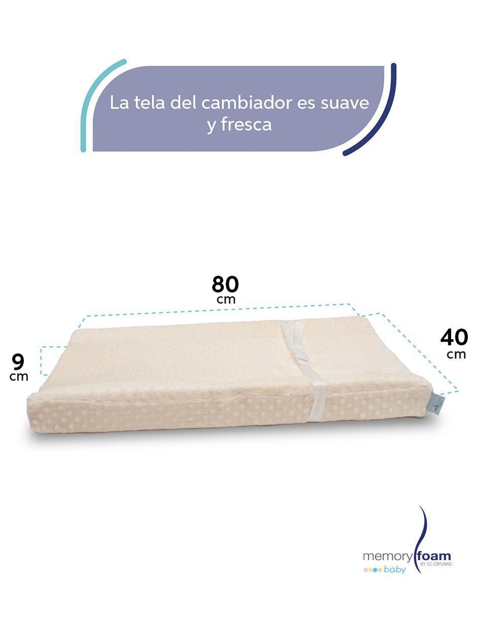 Colchón cambiador Memory foam baby