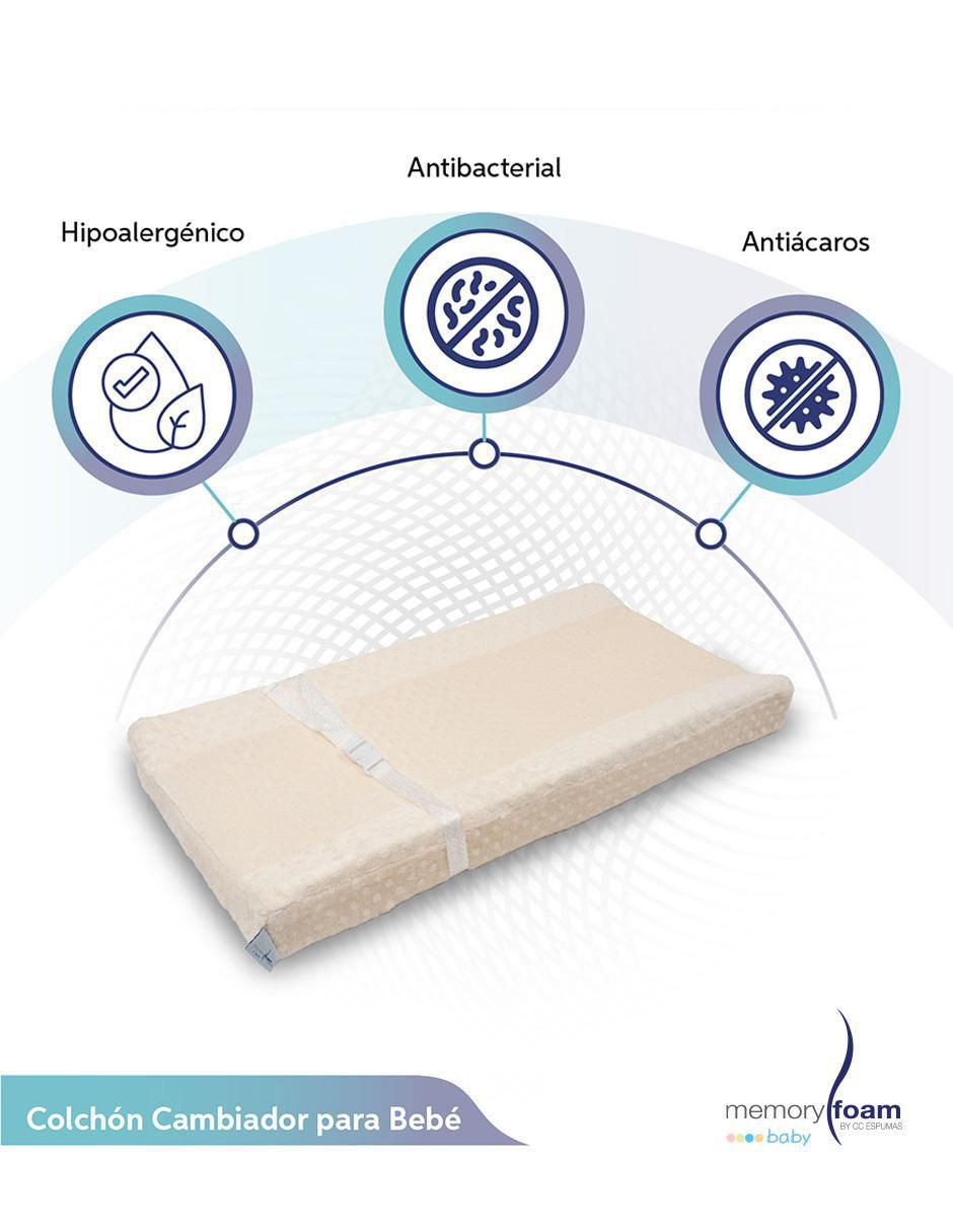 Colchón cambiador Memory foam baby