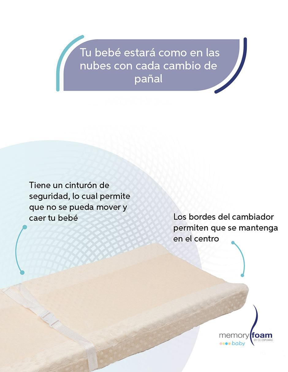 Colchón cambiador Memory foam baby