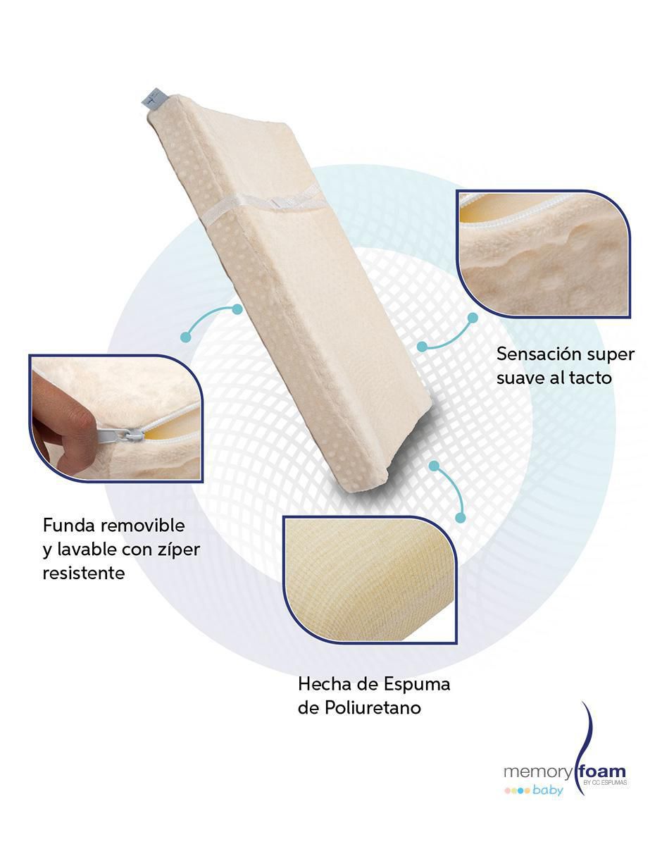 Colchón cambiador Memory foam baby
