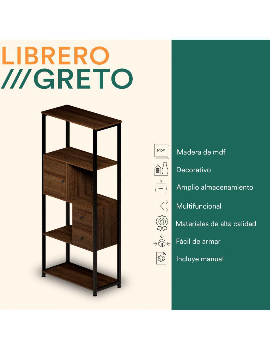 Librero armable de MDF 2