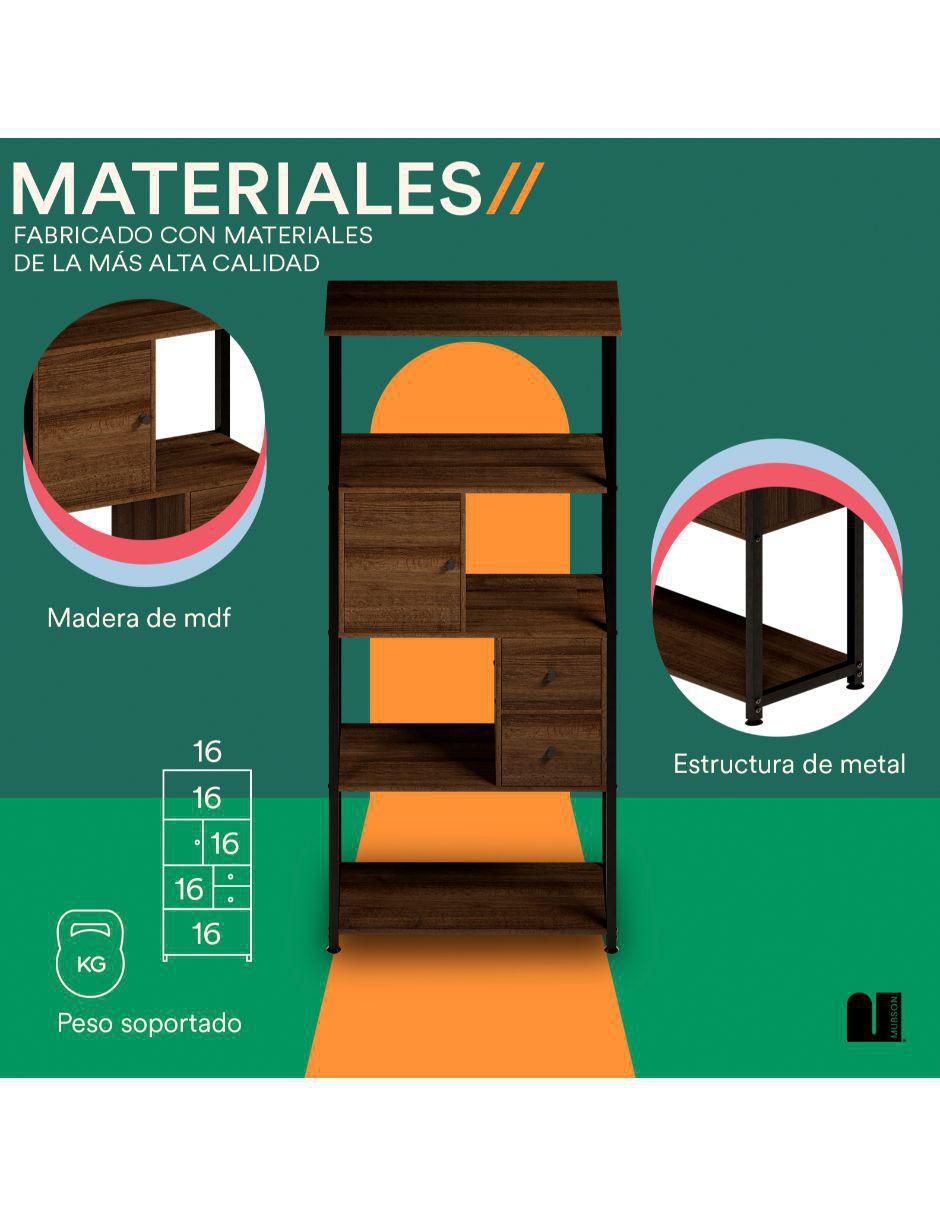 Librero armable de MDF 3