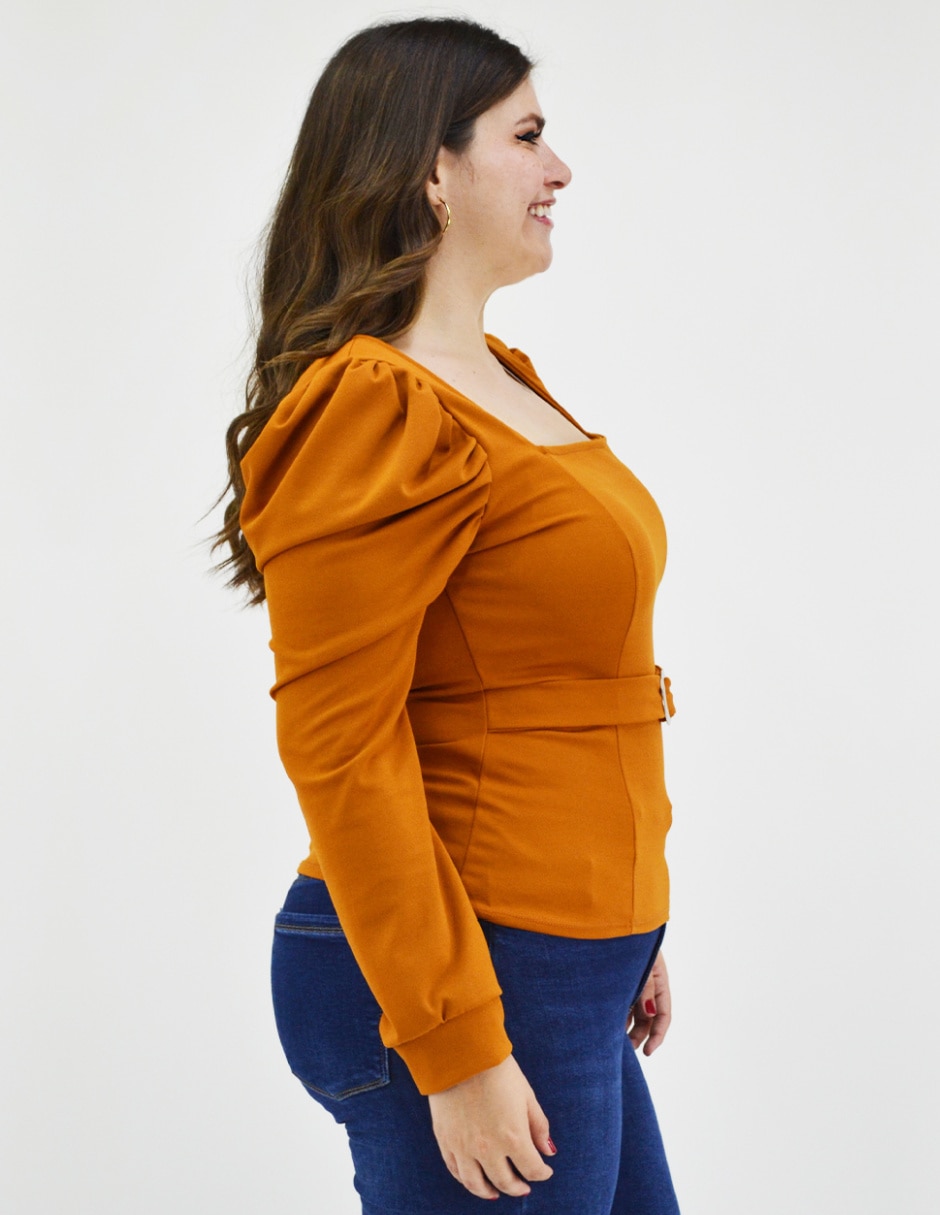 Blusa manga larga para mujer 8