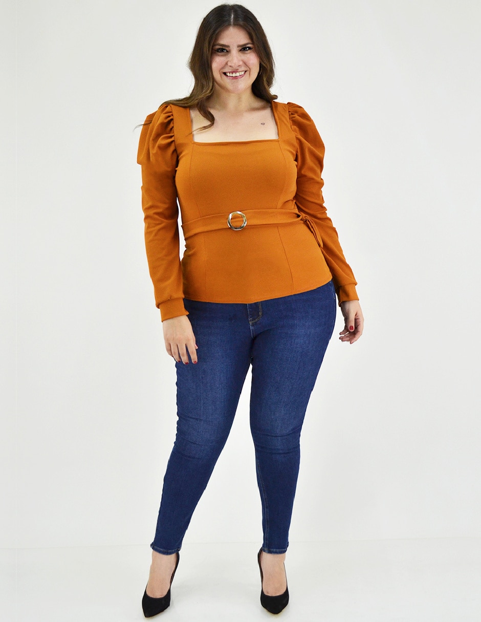 Blusa manga larga para mujer 12