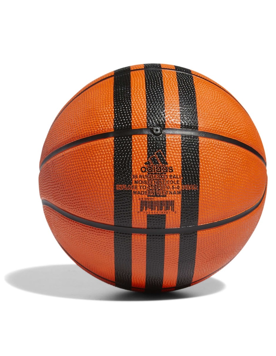 Balón Adidas 3S Rubber X3 para básquetbol adulto