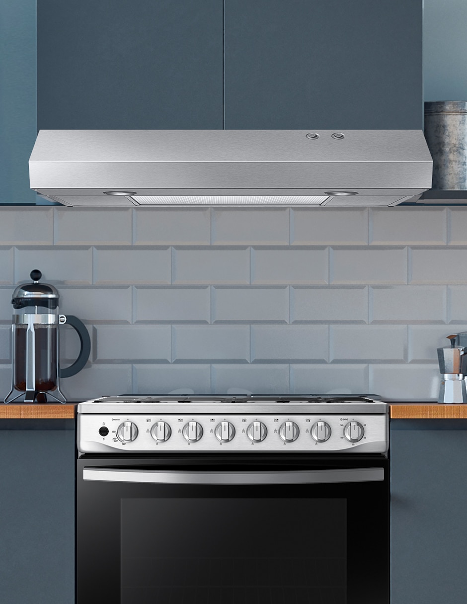 Campana de pared Samsung NK30B3000US/AX de acero inoxidable