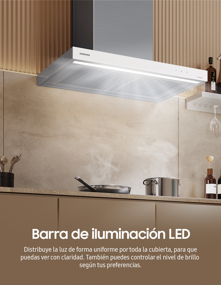 Campana de pared NK36CB665W12AX de acero inoxidable 7