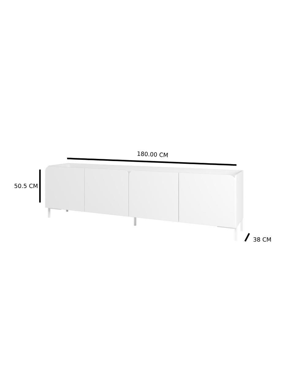 Mueble de TV armable Brv de MDF 6