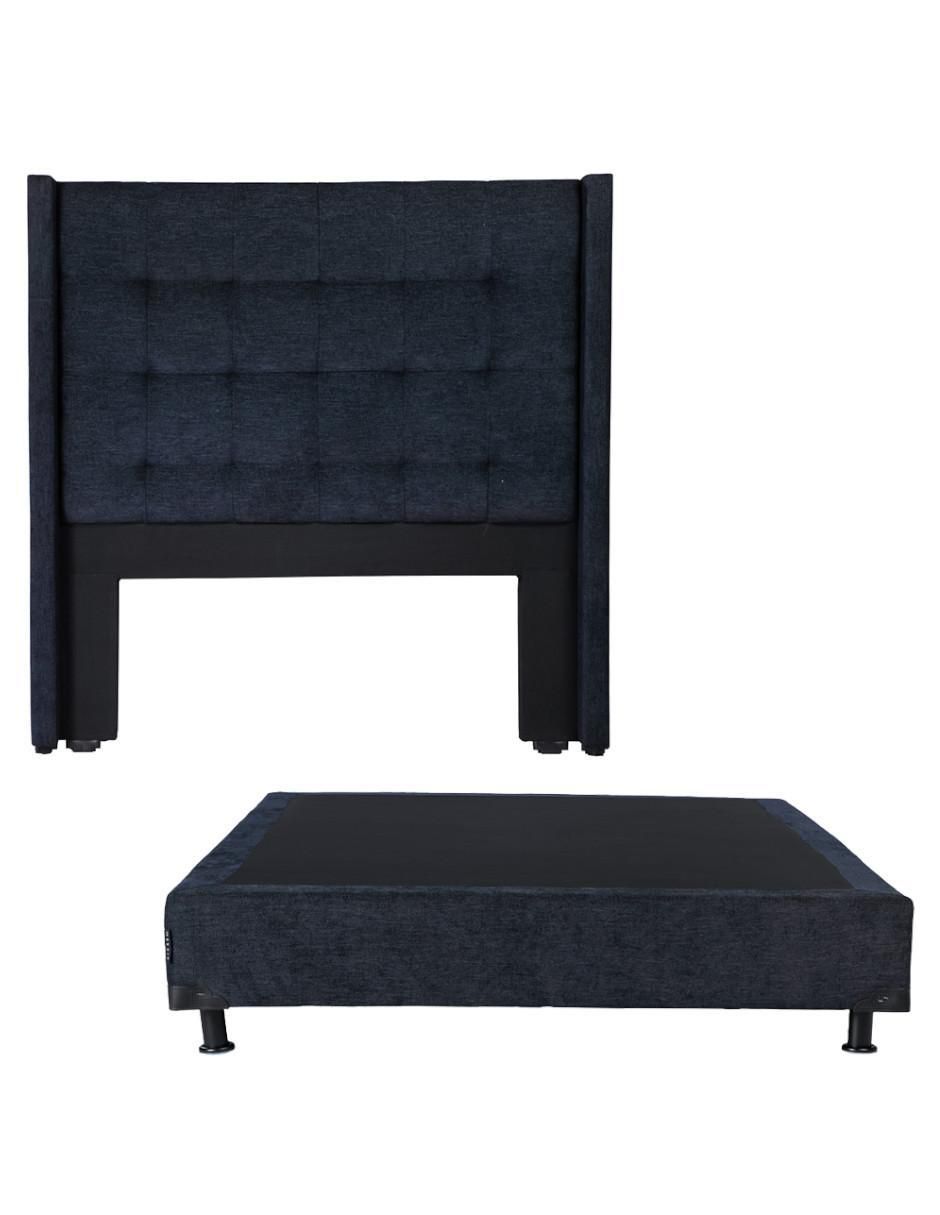 Cama titan con box de madera Cama titan con box de madera