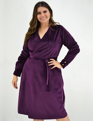 Vestido arriba rodilla formal para mujer