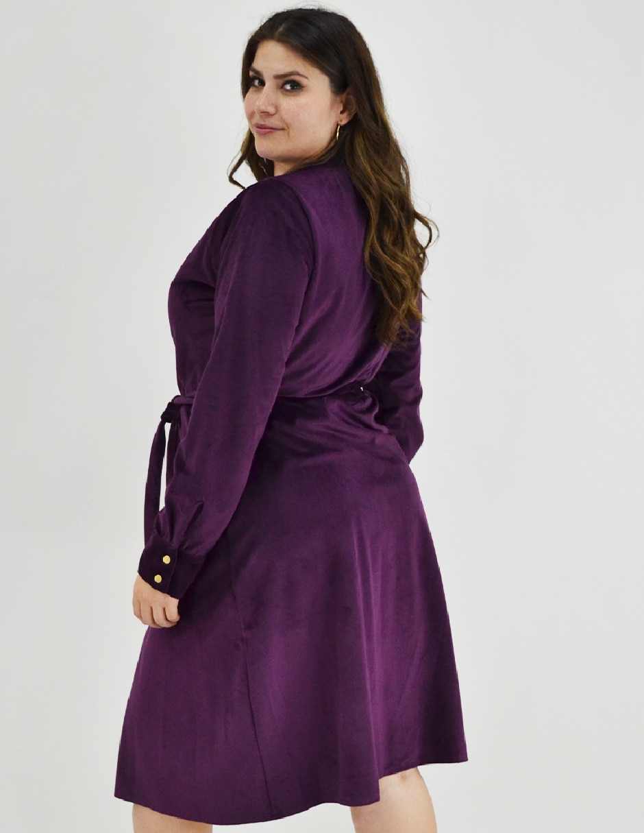 Vestido arriba rodilla formal para mujer 5
