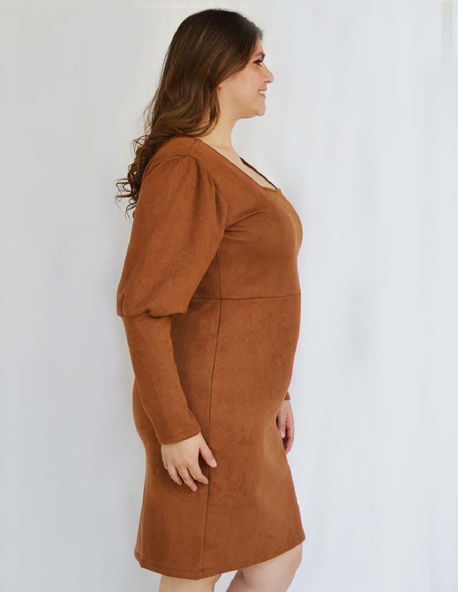 Vestido arriba rodilla formal para mujer 4