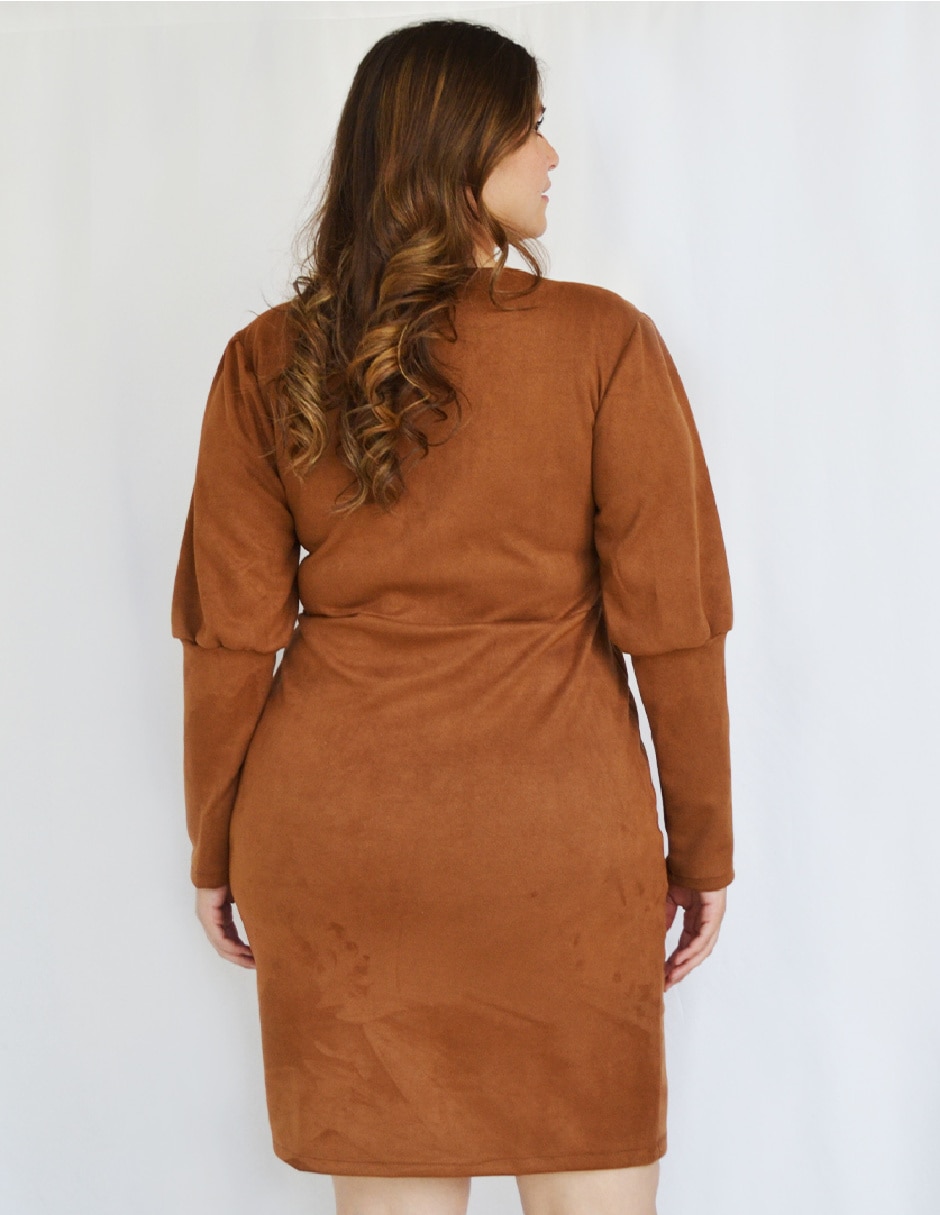 Vestido arriba rodilla formal para mujer 3