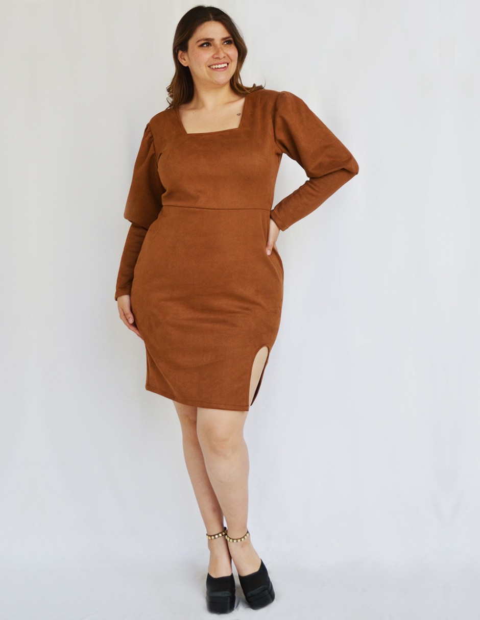 Vestido arriba rodilla formal para mujer 6