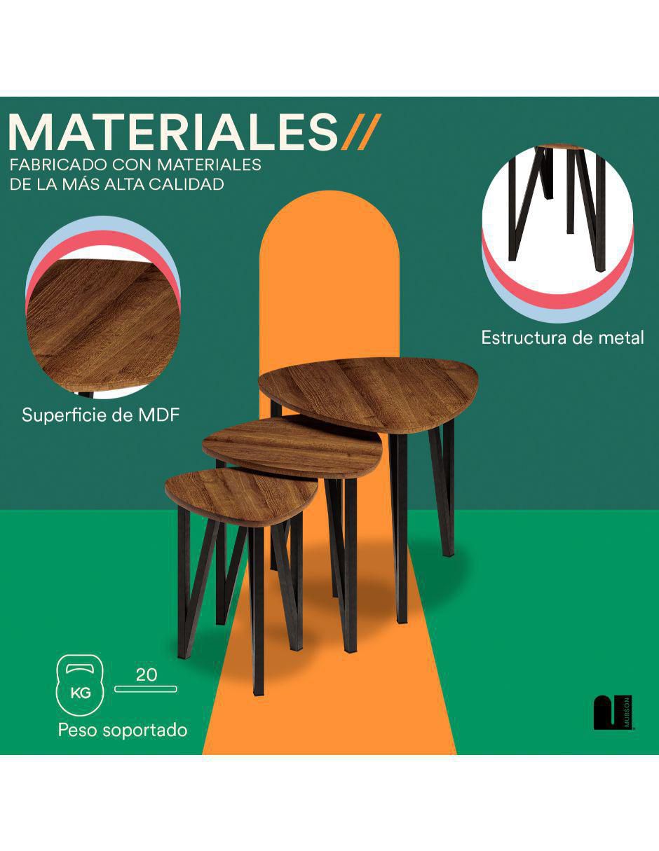 Mesa de centro armable 3
