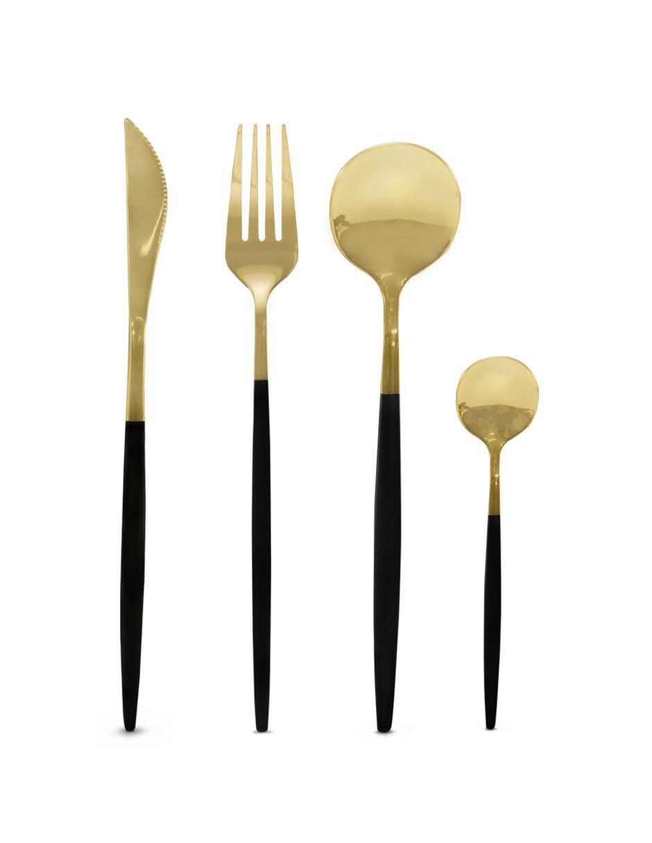 Set cubiertos de acero inoxidable 24 piezas