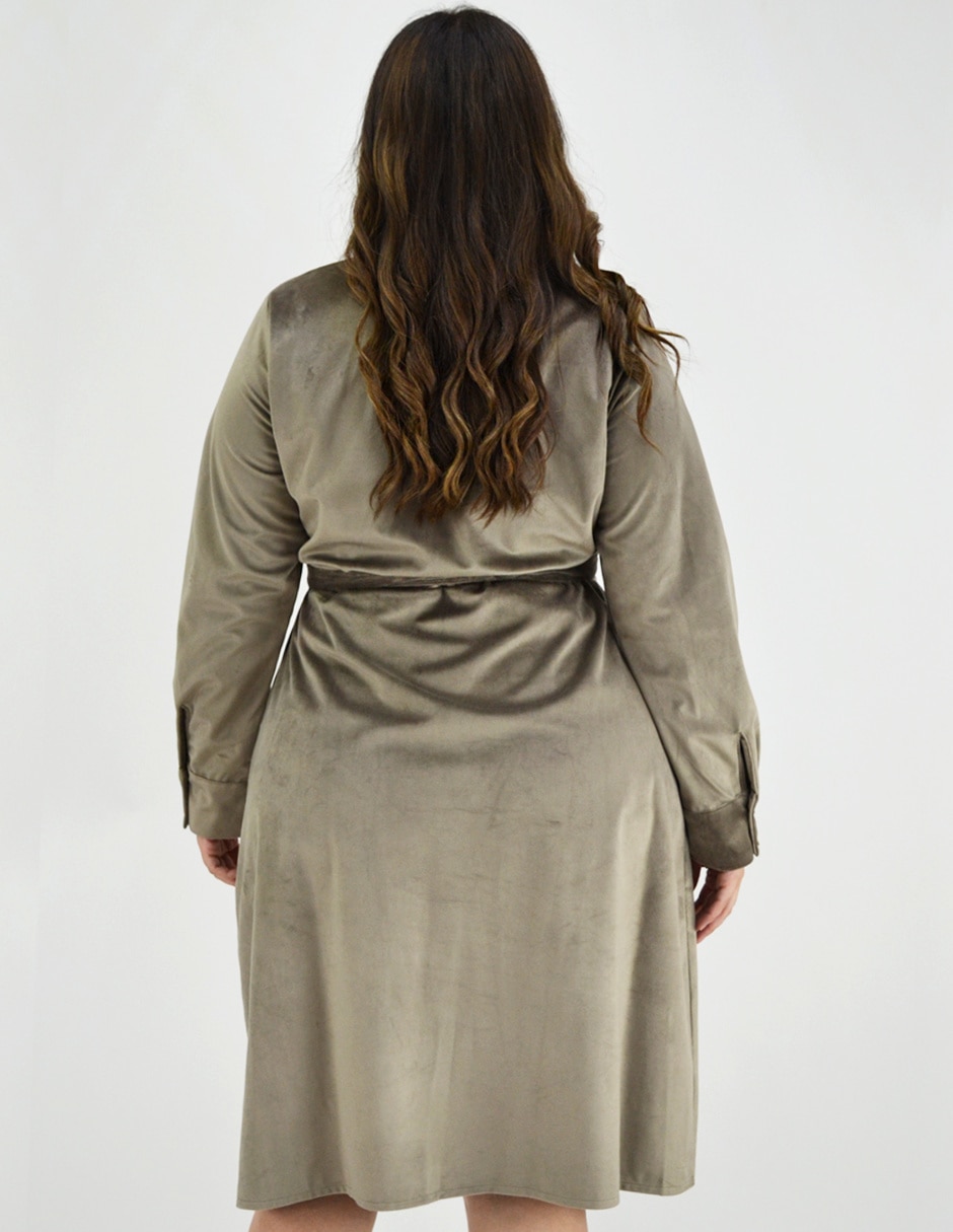 Vestido arriba rodilla formal para mujer 4