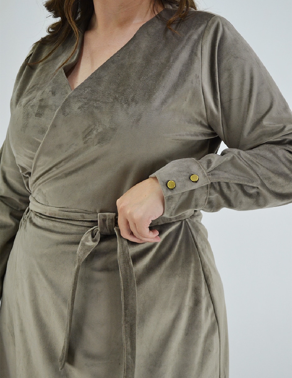Vestido arriba rodilla formal para mujer 2