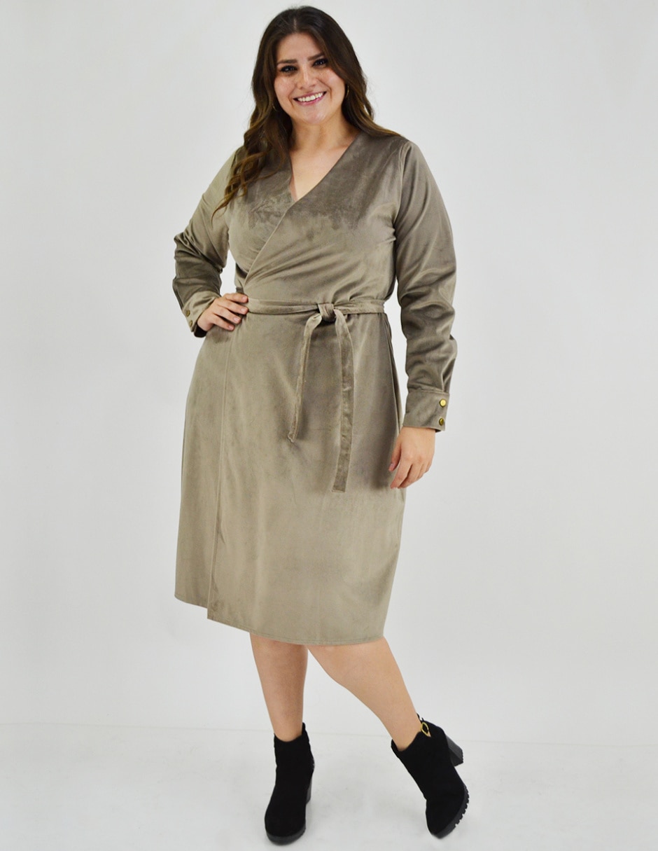 Vestido arriba rodilla formal para mujer 3