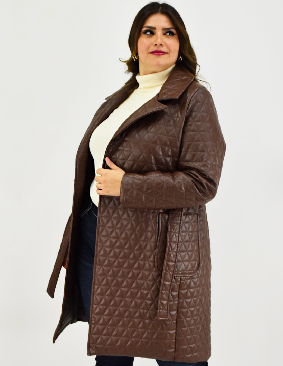 Abrigo cruzado para mujer 6
