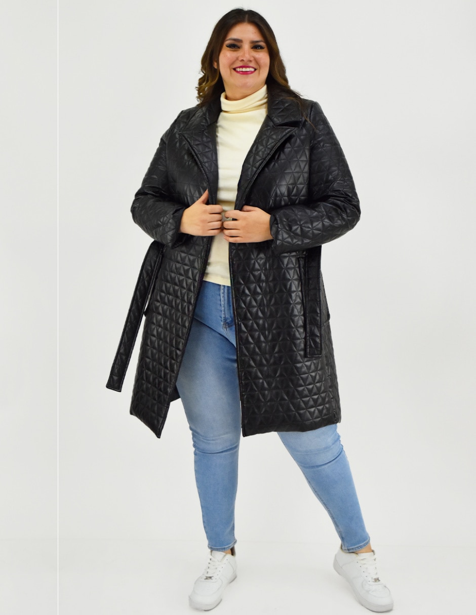Abrigo cruzado para mujer 6