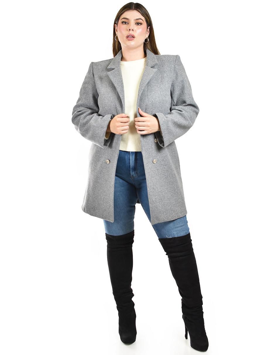 Abrigo cruzado para mujer