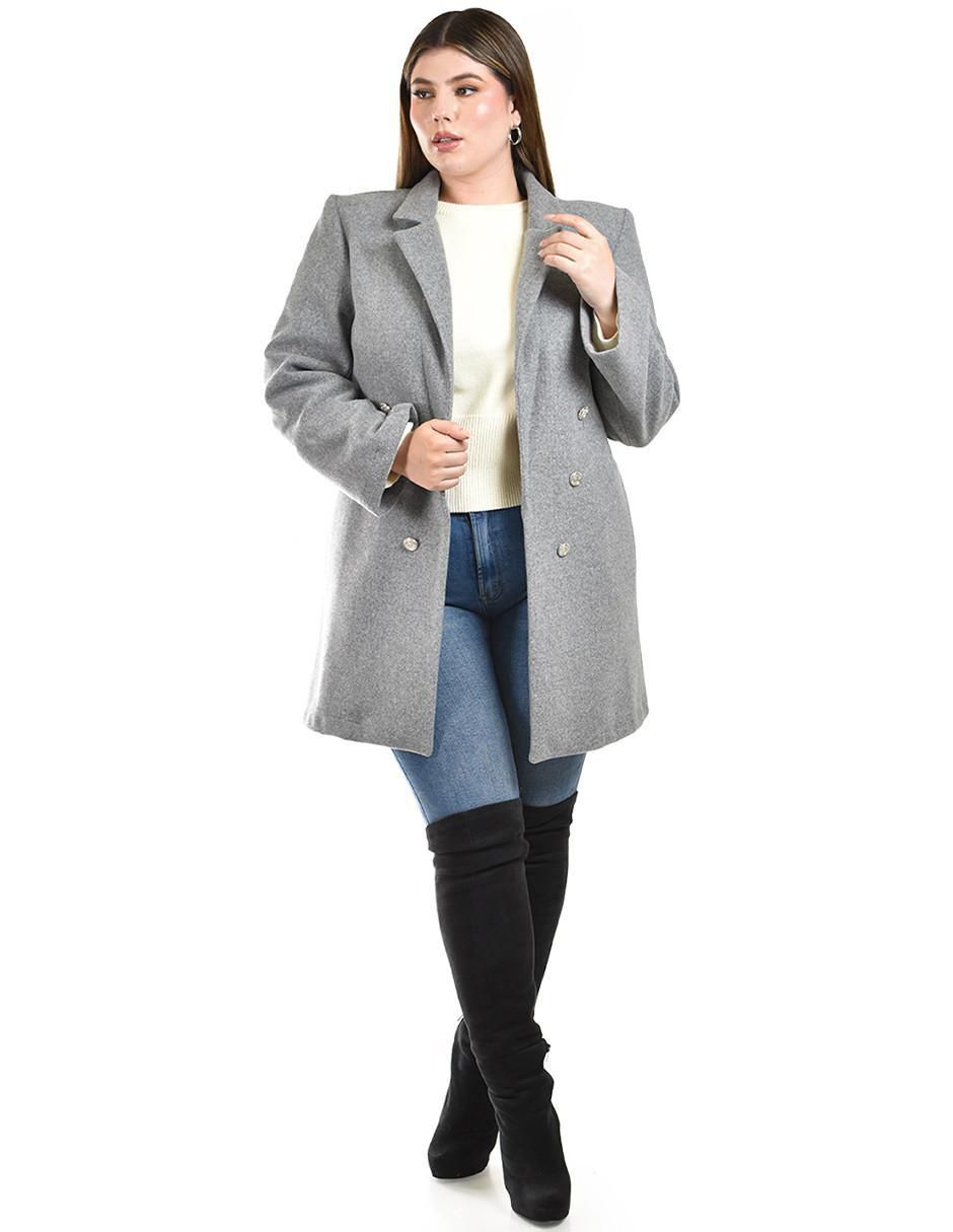 Abrigo cruzado para mujer