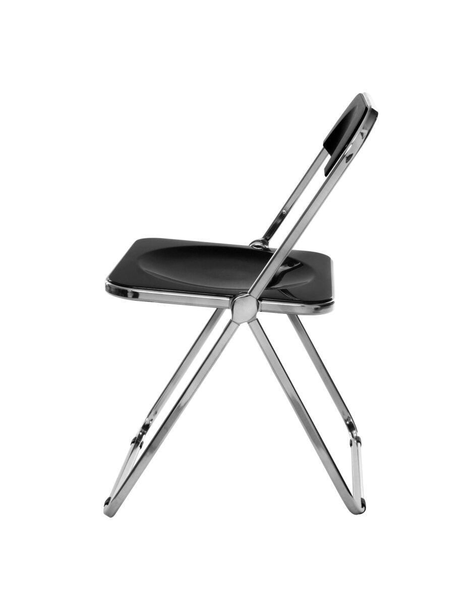 Juego de sillas plegables 2 piezas de metal