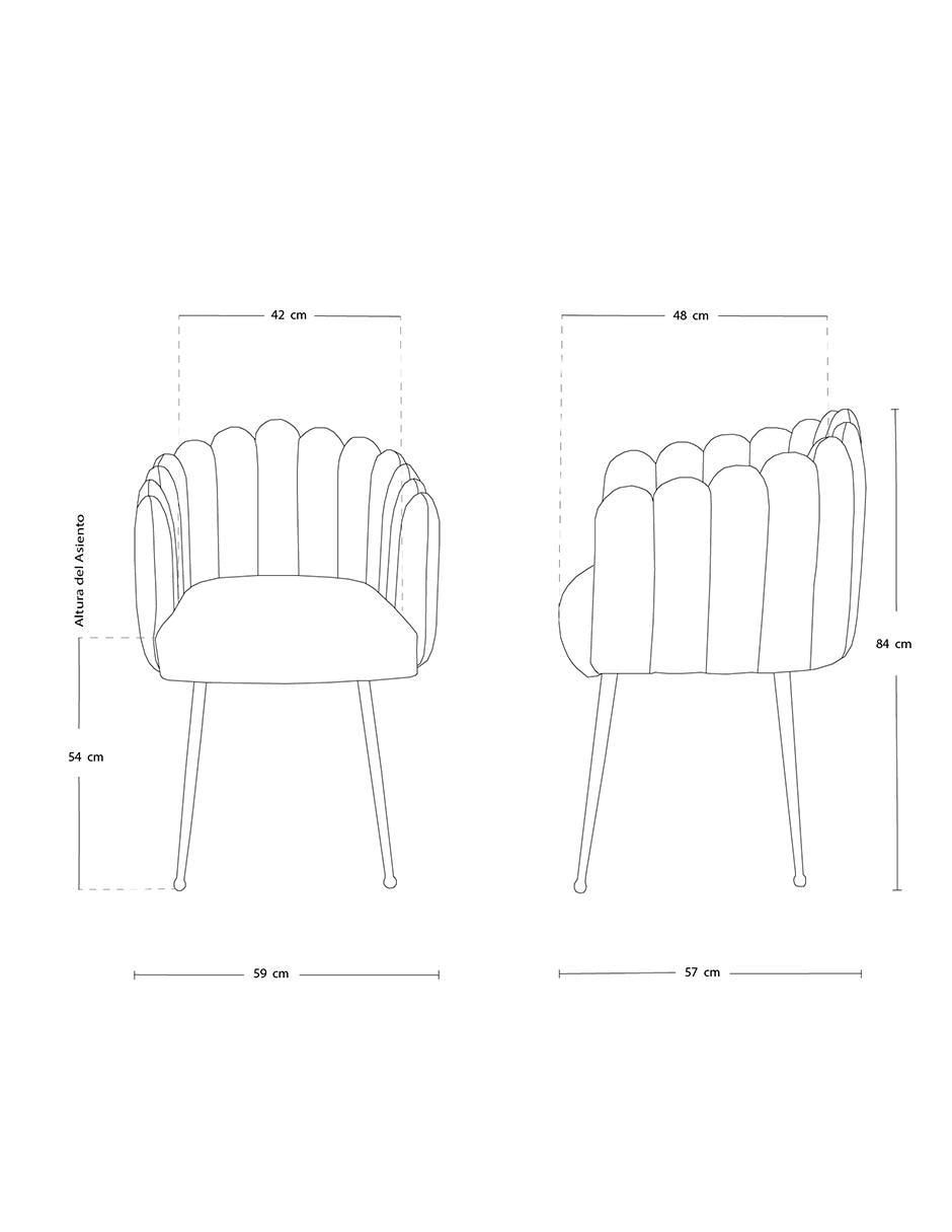 Silla Munich de velvet 2