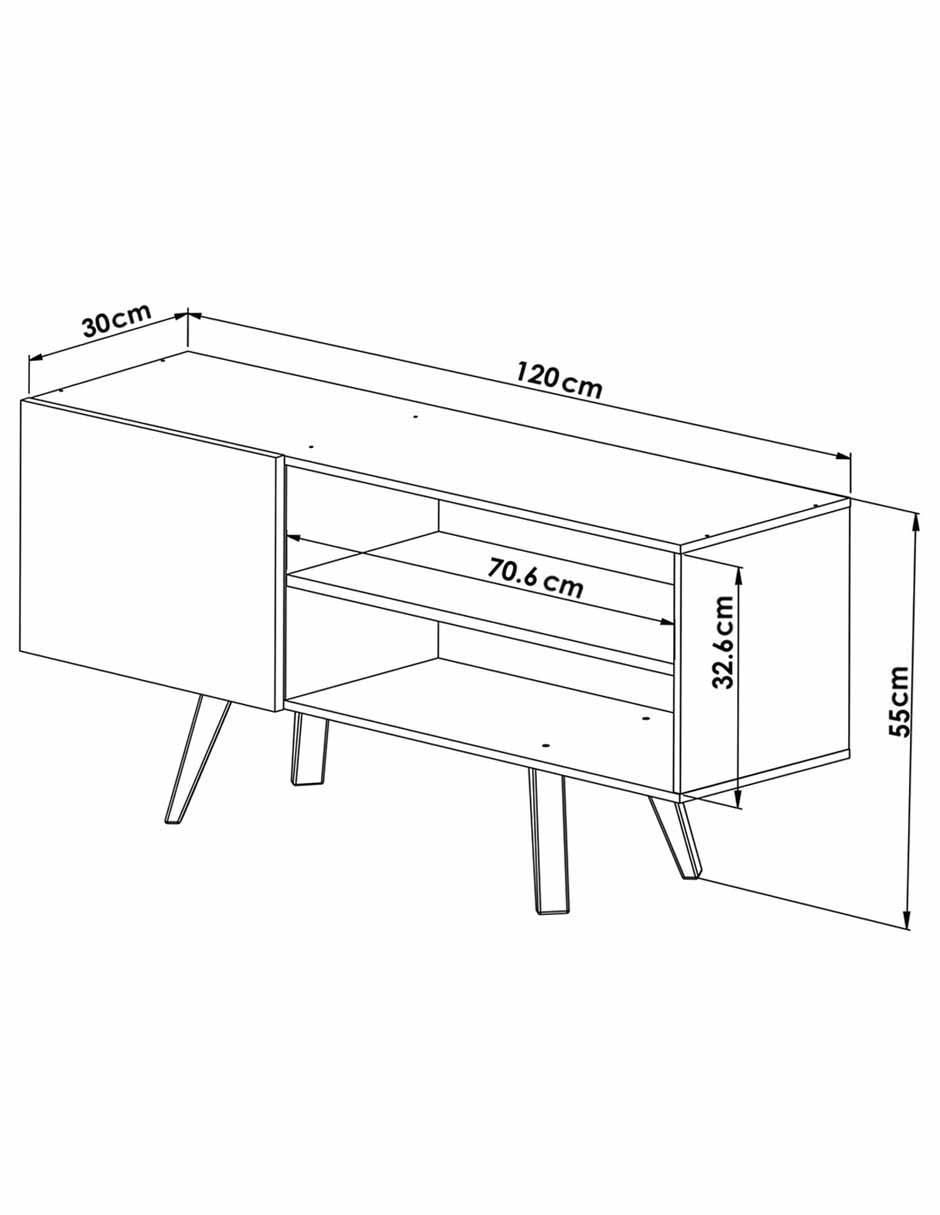 Mueble de tv Utility By de melamina 8