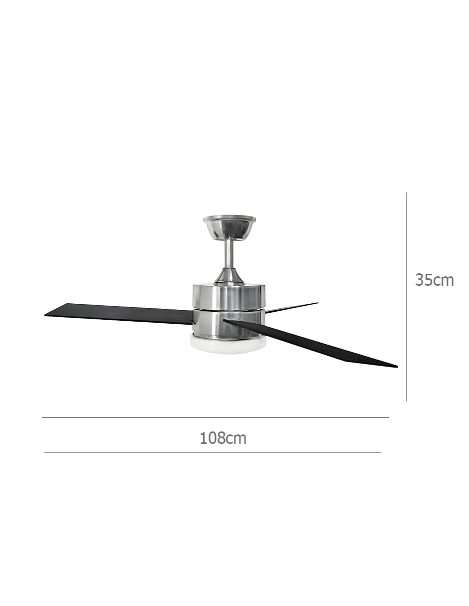 VENTILADOR DE TECHO CF1101A-42 , ACERO 4