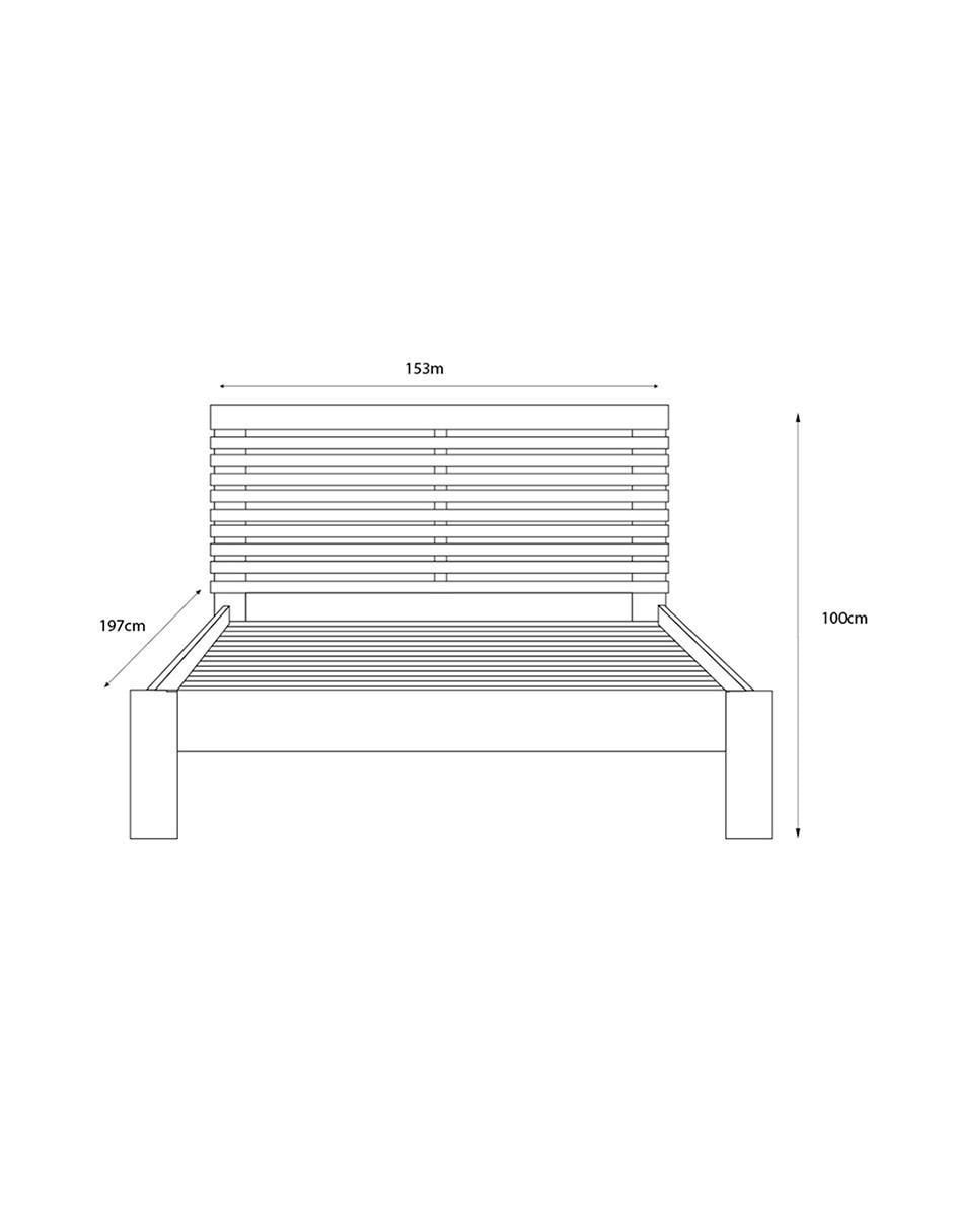 Cama Vectra de MDF 5
