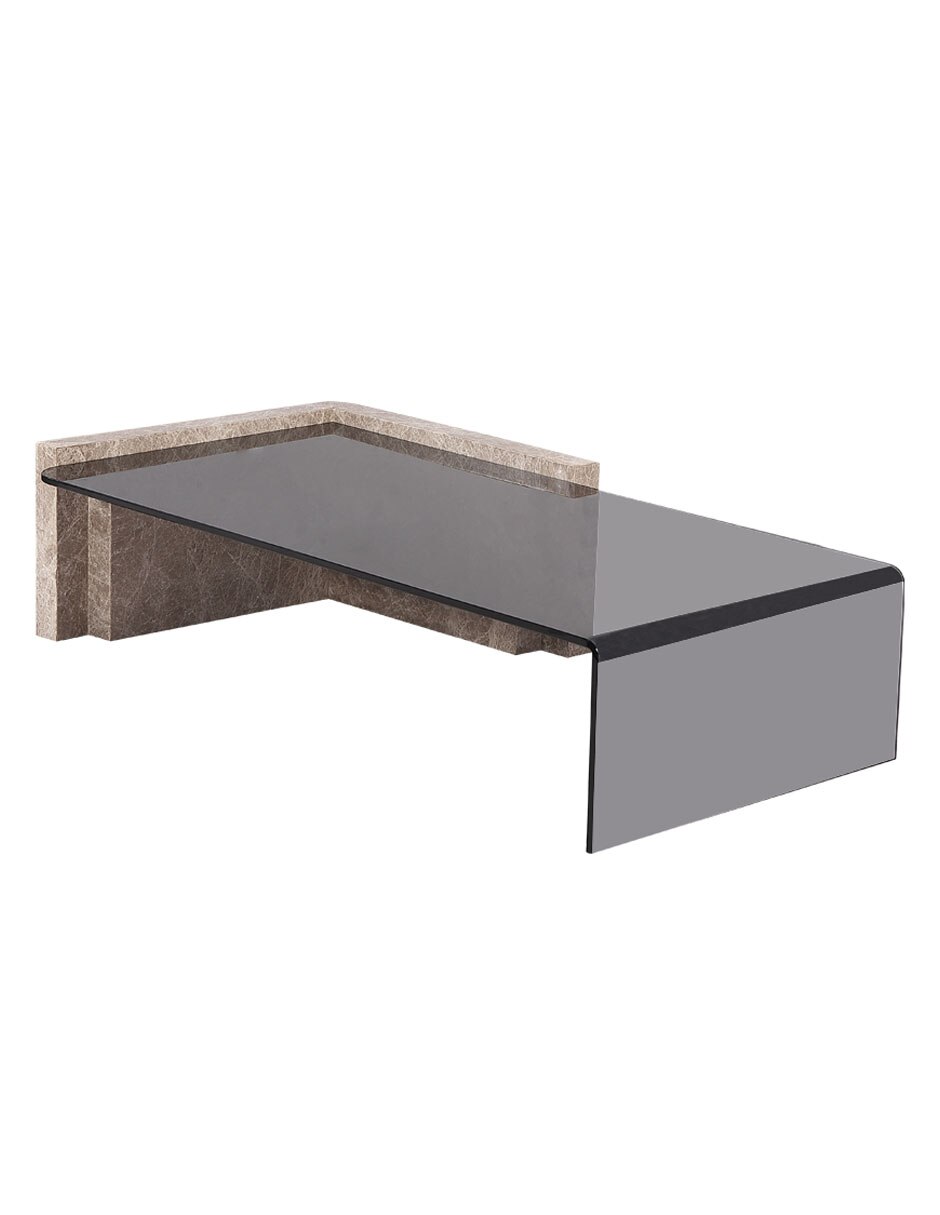 Mesa de centro rode de mármol 2