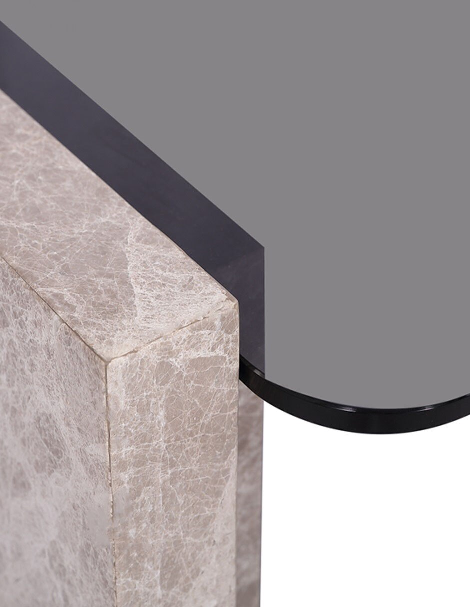 Mesa de centro rode de mármol 4