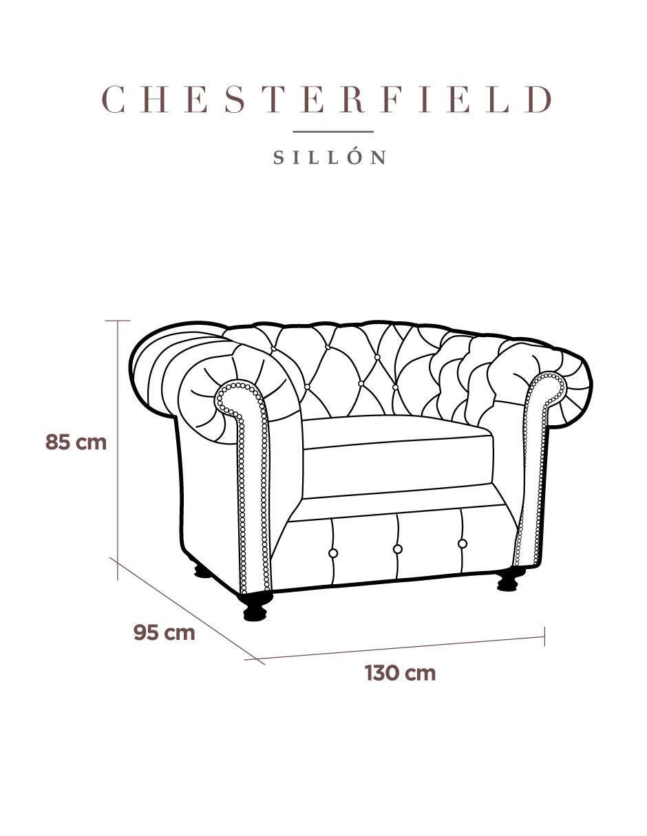 Sillón Chesterfield de piel 6