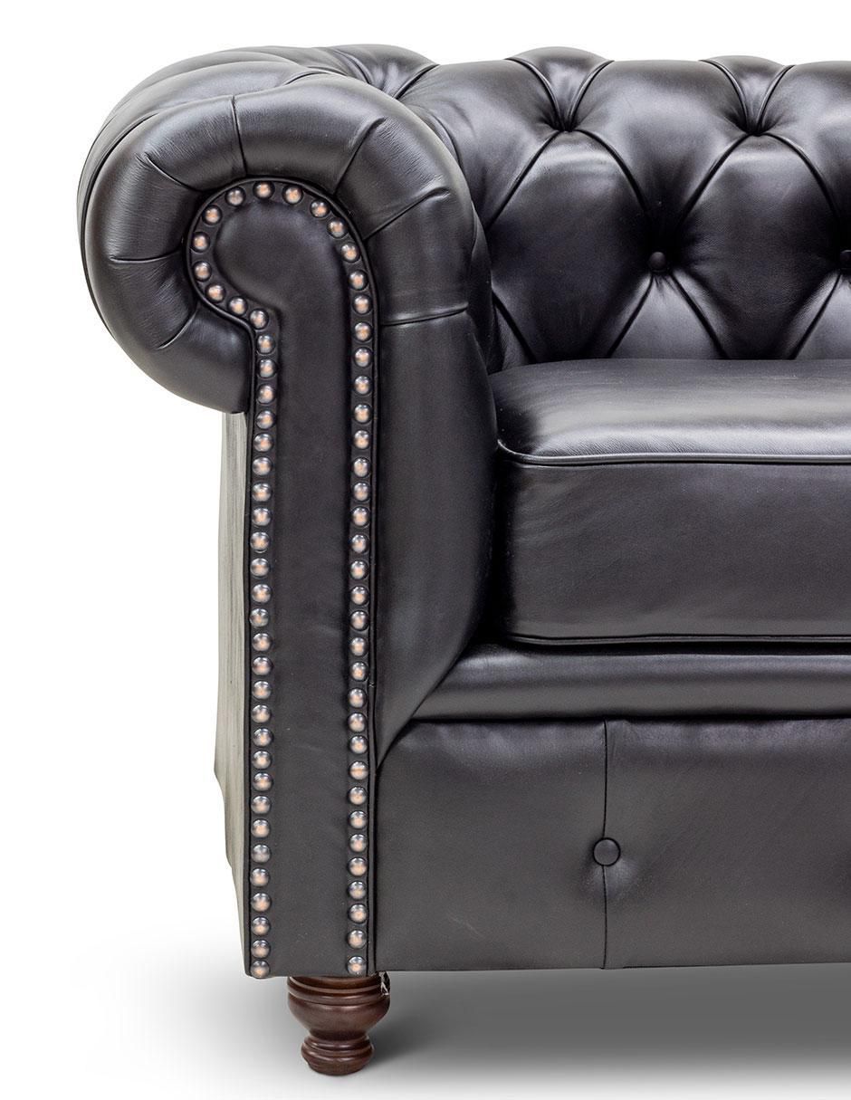 Sillón Chesterfield de piel 5