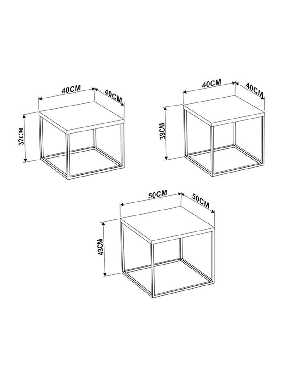 Mesa de centro armable Fabián 4