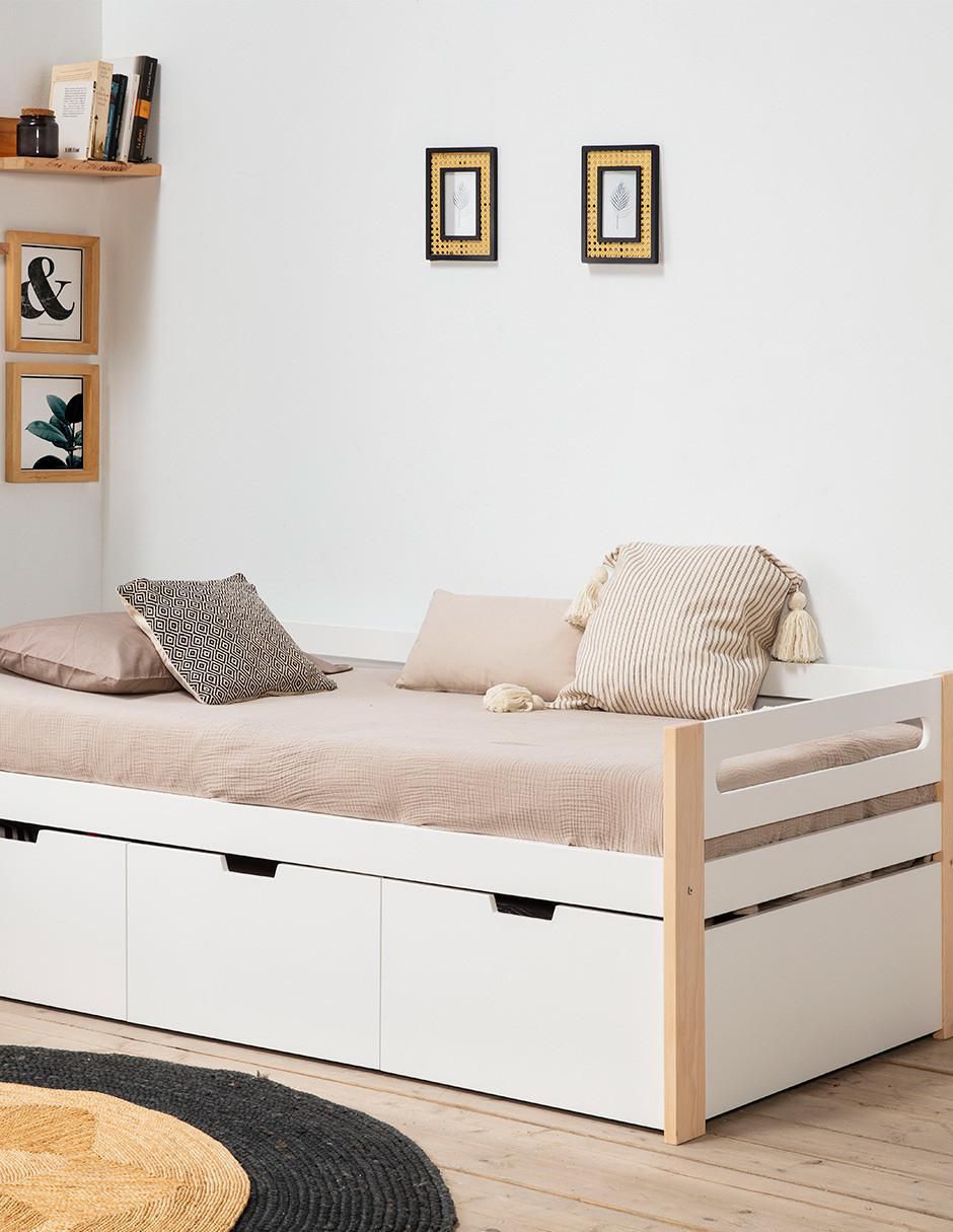 Cama Keisly de MDF individual