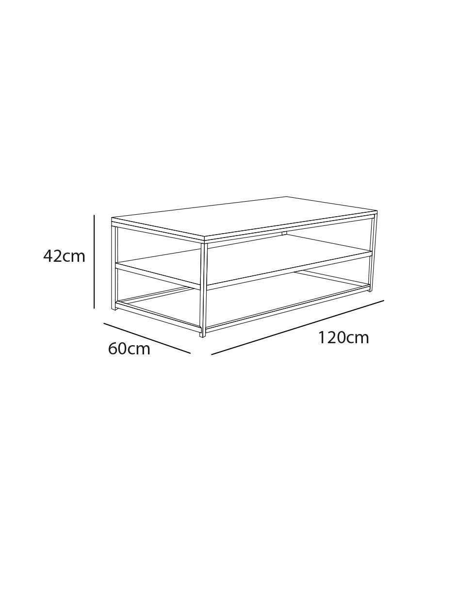 Mesa de centro armable kolton 6