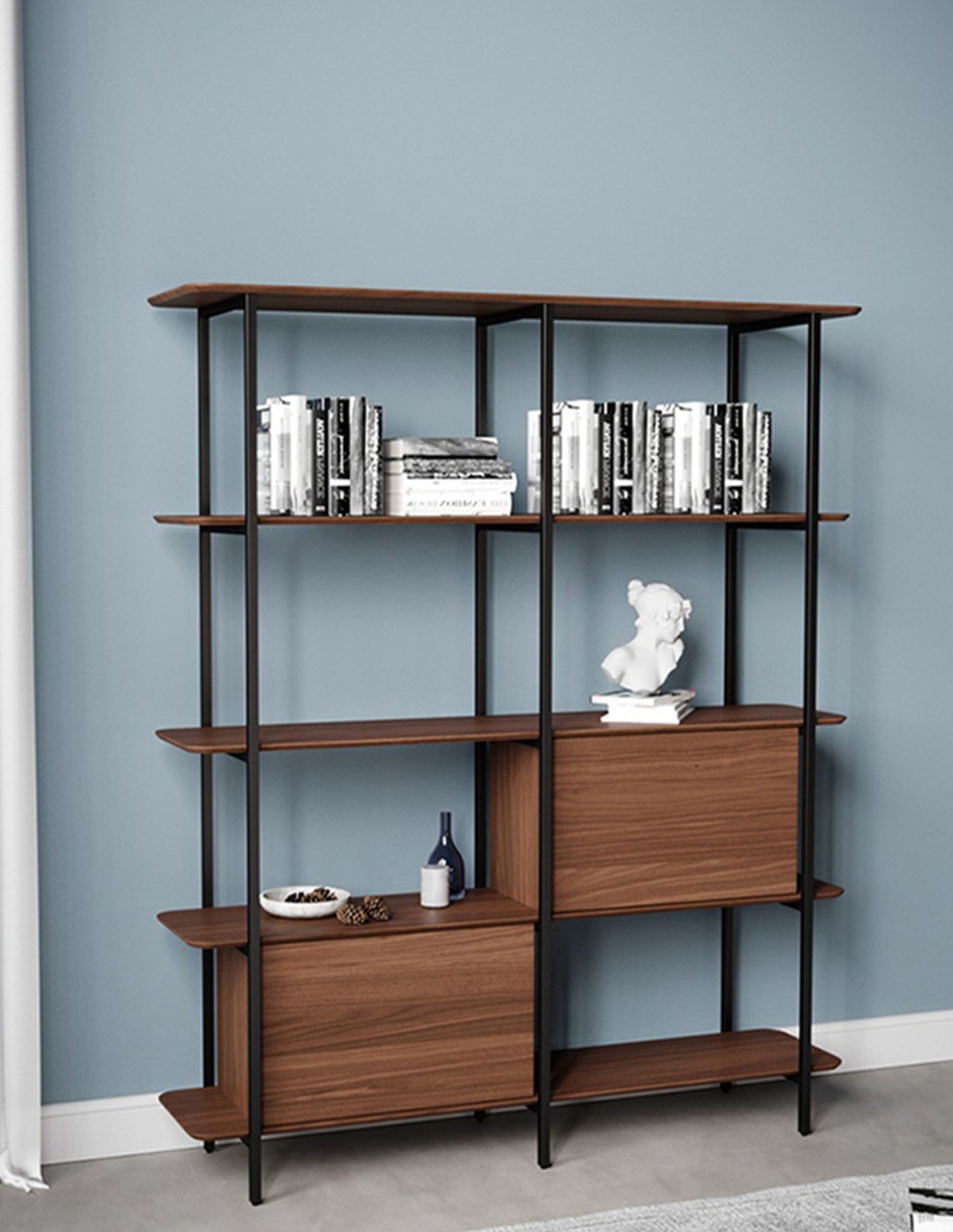 Librero armable Manhattan de MDF 7