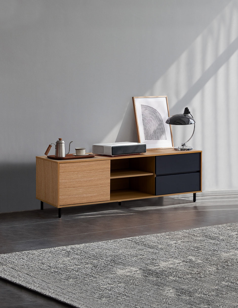 Mueble de TV armable de MDF 9