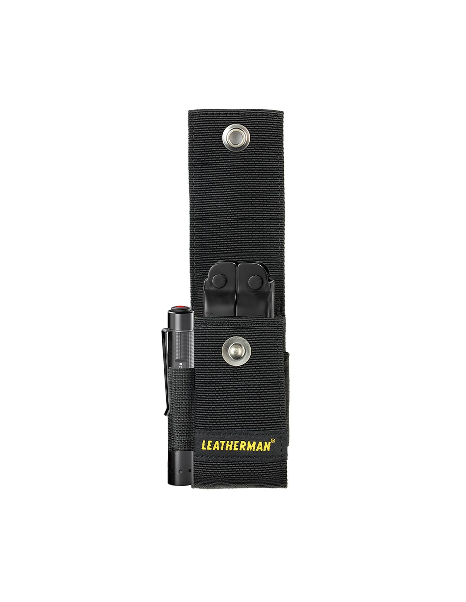 Multi navaja táctica Leatherman super tool 300 negra con accesorios