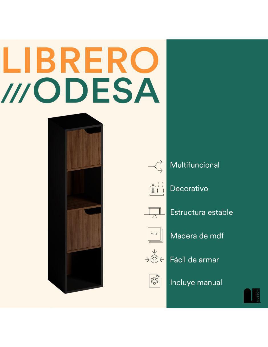 Librero armable de MDF 6